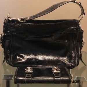 Coach purse with matching wallet